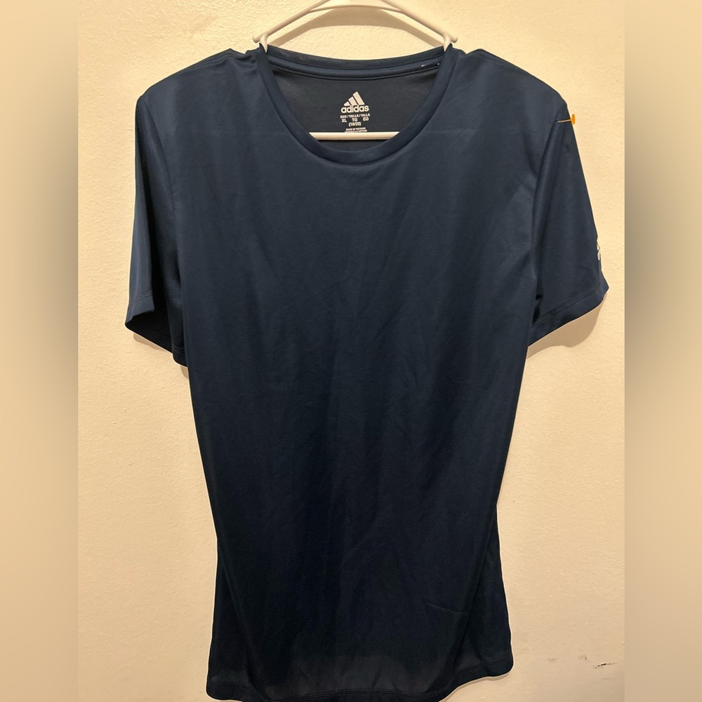 Adidas Men's Dark Blue Short Sleeve Tee